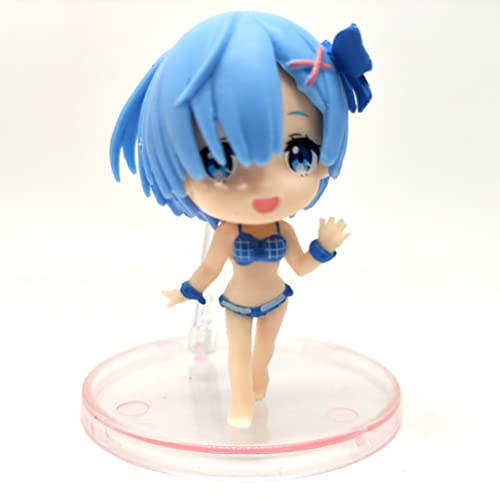 YIPUTONG Figura de Dibujos Animados 6 Unids/Set PVC Estatua Muñeca Estatuilla Adornos Rem/Ram Figura Linda Colección de Anime Modelo Juguete de Regalo para Navidad y cumpleaños