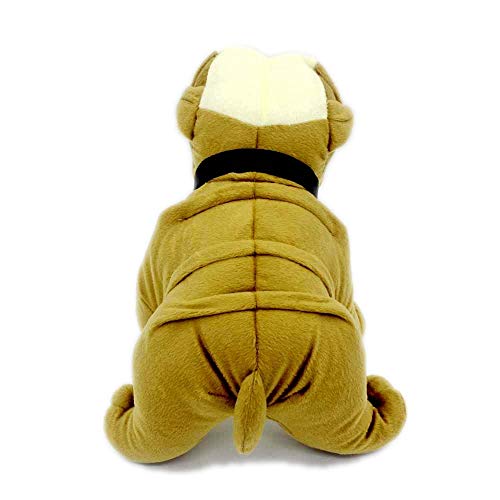 yitao Peluches Peluche Perros Bulldog Inglés Realista 30cm