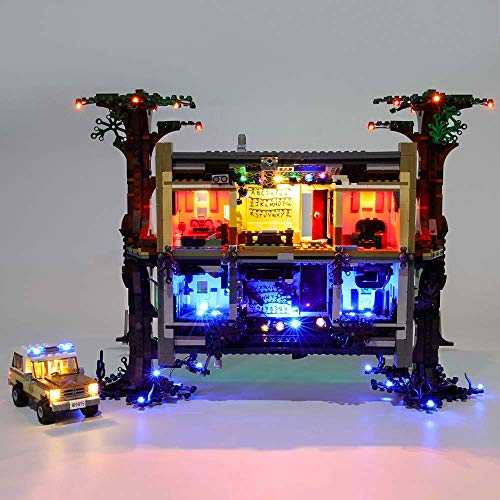 YLJJ Juego de Luces LED USB DIY para el Modelo de Bloques de construcción (Stranger Things The Upside Down), Kit de luz LED Compatible con Lego Stranger Things The Upside Down 75810