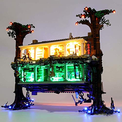 YLJJ Juego de Luces LED USB DIY para el Modelo de Bloques de construcción (Stranger Things The Upside Down), Kit de luz LED Compatible con Lego Stranger Things The Upside Down 75810