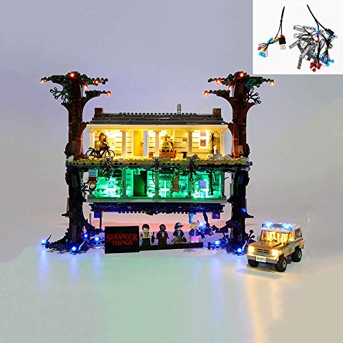 YLJJ Juego de Luces LED USB DIY para el Modelo de Bloques de construcción (Stranger Things The Upside Down), Kit de luz LED Compatible con Lego Stranger Things The Upside Down 75810