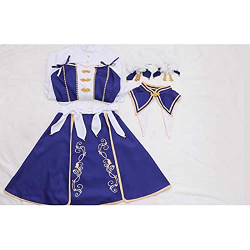 YLJXXY Miracle Nikki Cosplay Dress, Anime Cosplay Disfraces para Mujer, Blue-L