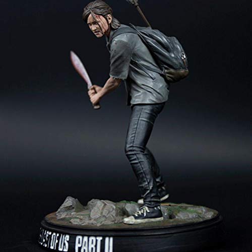 YLJXXY The Last of Us Part II Figuras De Acción, Ellie with Machete Anime Estatua Modelo, PVC Ambiental Protección Materiales Adornos Decoración De Escritorio De Oficina En Casa