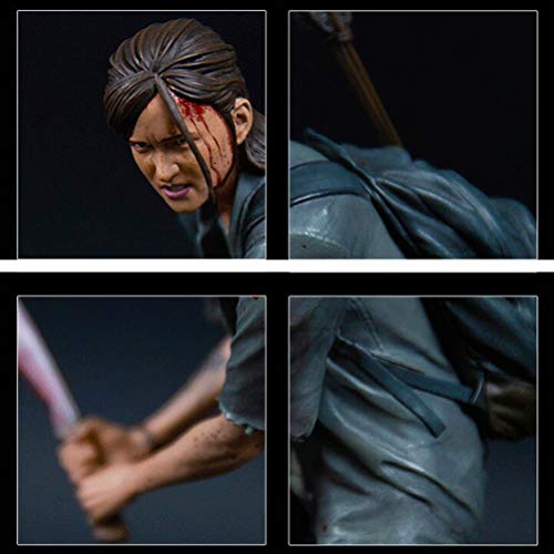 YLJXXY The Last of Us Part II Figuras De Acción, Ellie with Machete Anime Estatua Modelo, PVC Ambiental Protección Materiales Adornos Decoración De Escritorio De Oficina En Casa