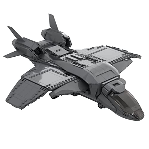 YLPCK Technik Quinjet Kit, 771 Bloques de sujeción para naves de transporte de ciencia ficción Space Wars Modelo Bloques de construcción compatibles con Lego Star Wars (Quinjet)