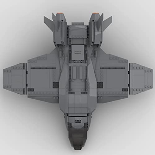 YLPCK Technik Quinjet Kit, 771 Bloques de sujeción para naves de transporte de ciencia ficción Space Wars Modelo Bloques de construcción compatibles con Lego Star Wars (Quinjet)