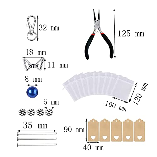 Ymentopyu Juego de 50 Ángel de la Guarda Regalos Llavero Angel Angel de la Guarda Colgante Llavero Estilo Ángel Llavero de Ángel de la Guarda con Bolsa de Organza Colgantes de Kraft para Invitados