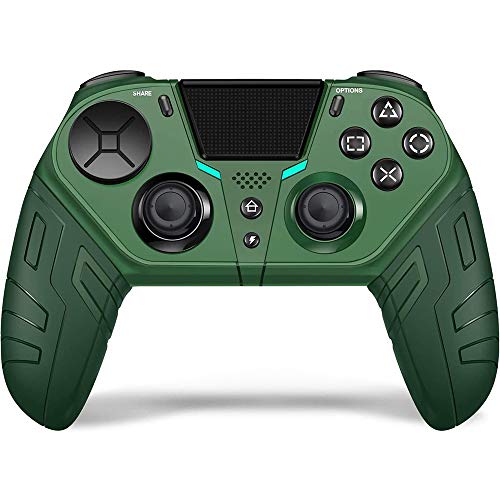 YMKT Controlador de juego inalámbrico para PS4 Elite/Slim/Pro, mango remoto Bluetooth Gamepad Joystick consola con botón trasero programable Turbo vibración