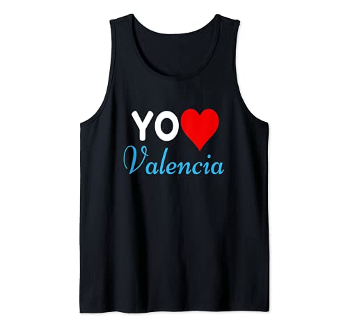 Yo Amo Valencia Ciudad España Orgullo Y Recuerdos De Regalo Camiseta sin Mangas