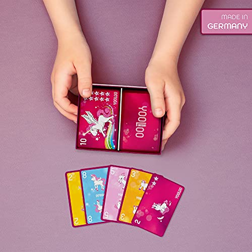 YOOLOO Unicorn – El Divertido Juego de Cartas para niños, Padres y Amigos de los Unicornios (de 2 a 8 Personas, 2 Variantes de Juego)