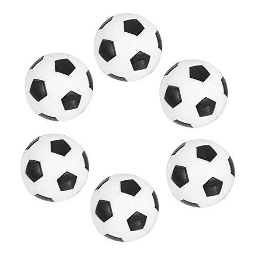 Youmine 6 UNIDS PequeñA Bola de Mesa Estilo FúTbol FutbolíN Mesa de PláStico Duro Juego de Bola Contraparte Juguete para NiñOs