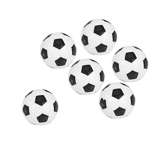 Youmine 6 UNIDS PequeñA Bola de Mesa Estilo FúTbol FutbolíN Mesa de PláStico Duro Juego de Bola Contraparte Juguete para NiñOs