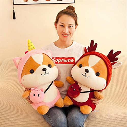 Yshen Juguetes De Peluche Encantador para Perros Ninos Pulpo Bebe Dragon Cochecito Bebé MuñEcos Pig Stitch Gato Unicornio Grande Peluches Grandes PequeñOs 35cm Alce