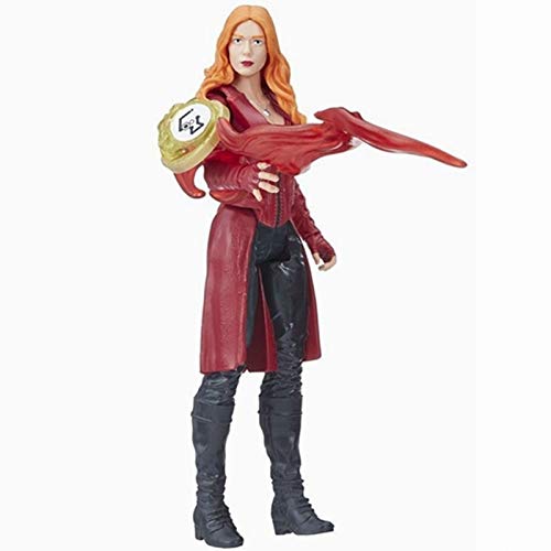 Yubingqin Figura de bruja escarlata de Avengers 4 Endgame Muñeca de juguete Brinquedos Figurals Colección Modelo de regalo (color sin caja)