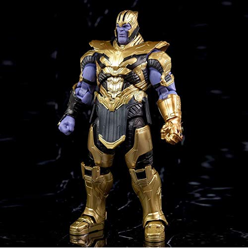 Yubingqin Thanos Figuras de acción Vengadores Final de Partida Guantelete del Infinito Armadura Modelo Juguetes 18cm (Color : No Retail Box)