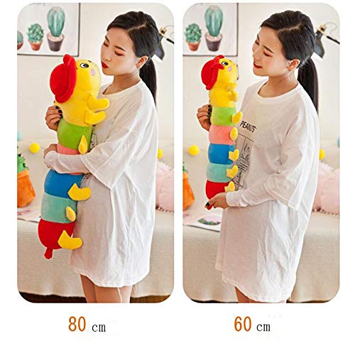 yukeren Oruga Cama De Juguete De Peluche Ornamento Almohada Largo Sueño Juguete Mascota Adorable For Los Niños (Size : 80cm)