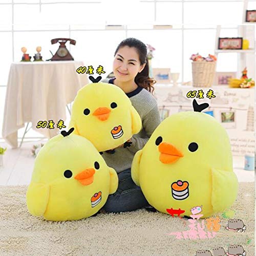 yukeren Pequeños Pollo Polluelos Amarillos De Juguete De Felpa Almohada Muñeca Muñecas Nariz De Pollo Chicas Calientan Shou Wu (Color : Yellow, Size : 50cm)