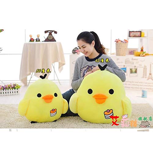 yukeren Pequeños Pollo Polluelos Amarillos De Juguete De Felpa Almohada Muñeca Muñecas Nariz De Pollo Chicas Calientan Shou Wu (Color : Yellow, Size : 50cm)