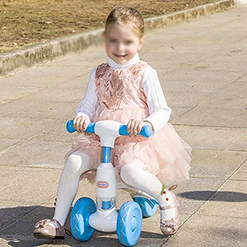 YWSZJ Bicicleta de Equilibrio para niños, Bicicleta yo-yo, sin Pedales, Regalo para bebés de 1 a 3 años, Cochecito Deslizante para niños, Bicicleta giratoria (Color : Green)