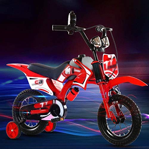 YWSZJ Bicicleta para niños de 4 a 8 años, niños Grandes, niñas, bebés Varones, cochecitos, Bicicletas para niños, Bicicletas, Motocicletas (Color : Red)