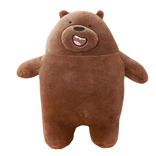 YWSZJ Felpa Juguetes a Animales de Peluche Osos Grandes Juguetes de Peluche para, Oso Pardo Suave muñeca de la Felpa, Oso de Peluche de Juguete de Felpa Animales for niños Girlfriend (Size : 30cm)