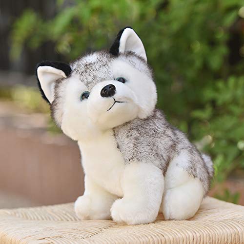 Yxian Juguete Animal de Peluche Husky (7.87in)