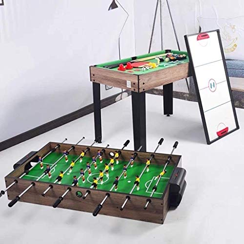 Yxxc Máquina de fútbol de Mesa Multifuncional para niños, Mesa de Billar, Mesa de Ping Pong, Mesa de Hockey sobre Hielo, Mesa Plegable de Rompecabezas de Entretenimiento