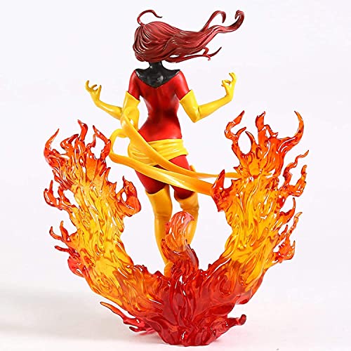 YYBEBA Figura de Anime Biloujo Estatua Dark Phoenix Lady Deadpool Harley Laura Kinney Supergirl Spider Woman Psylocke Figura Muñeca 22 cm Muñecos Figuras de acción