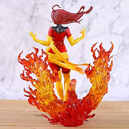 YYBEBA Figura de Anime Biloujo Estatua Dark Phoenix Lady Deadpool Harley Laura Kinney Supergirl Spider Woman Psylocke Figura Muñeca 22 cm Muñecos Figuras de acción