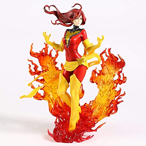 YYBEBA Figura de Anime Biloujo Estatua Dark Phoenix Lady Deadpool Harley Laura Kinney Supergirl Spider Woman Psylocke Figura Muñeca 22 cm Muñecos Figuras de acción