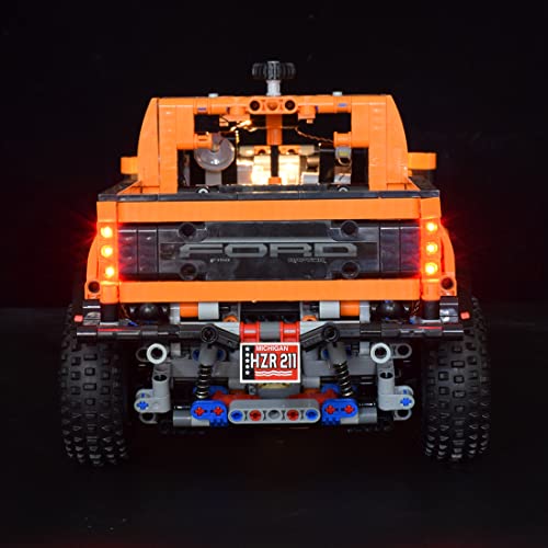 YYGE Juego de iluminación LED para Lego 42126 – Ford Raptor (con caja para pilas, no incluye Lego)