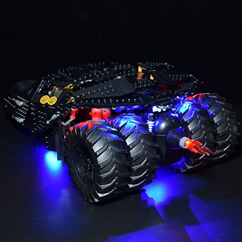 YYGE Juego de iluminación LED para Lego 76240 – Batmobile Tumbler (con caja para pilas, solo LED, no incluye el kit Lego) – Versión clásica