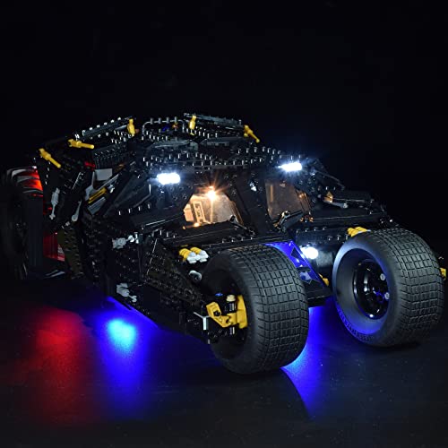 YYGE Juego de iluminación LED para Lego 76240 – Batmobile Tumbler (con caja para pilas, solo LED, no incluye el kit Lego) – Versión clásica