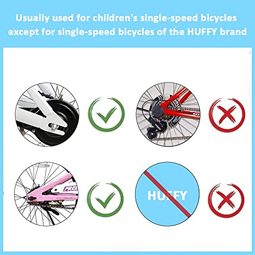 Zaaqio Ruedines Bici 20 Pulgadas Ruedines Bici para Bicicletas de Niños,Verde Ruedines Bici Infantil