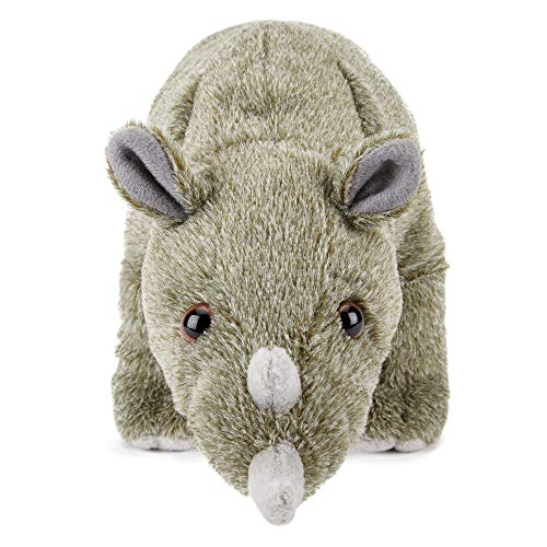 Zappi Co Peluche de Rinoceronte de Peluche Suave para niños, 35,5 cm, diseño de Safari de la Selva Peluches Bebe Suave y Seguro, Sentirse