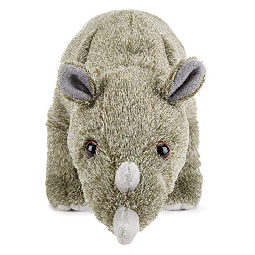 Zappi Co Peluche de Rinoceronte de Peluche Suave para niños, 35,5 cm, diseño de Safari de la Selva Peluches Bebe Suave y Seguro, Sentirse