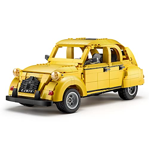 ZCXX Modelo de coche teledirigido con Power Functions Set de construcción de bloques de montaje compatibles con Lego Technic, CADA C61026W Citroen 2CV