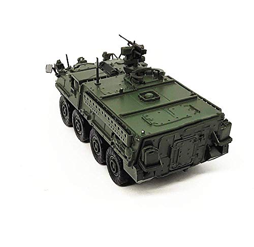 ZCYXQR 1/72 Escala Modelo de Combate Militar alemán M1126 Stryker vehículo blindado de infantería de 8 Rondas Regalos para Adultos 3,9 Pulgadas X1,6 Pulgadas