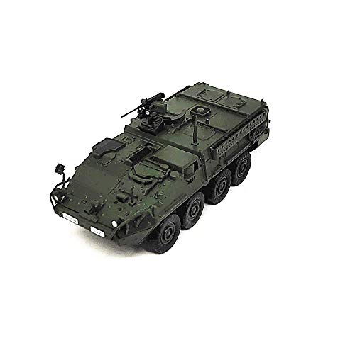 ZCYXQR 1/72 Escala Modelo de Combate Militar alemán M1126 Stryker vehículo blindado de infantería de 8 Rondas Regalos para Adultos 3,9 Pulgadas X1,6 Pulgadas