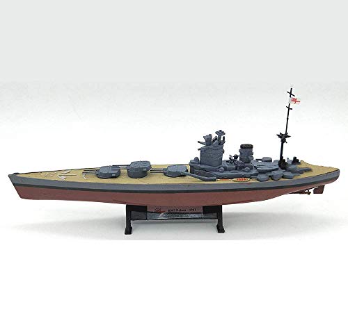 ZCYXQR Modelo de plástico Militar a Escala 1/1000 HMS Nelson Battleship Modelo RN coleccionables y Regalos para Adultos 8,7 Pulgadas X 1,6 Pulgadas