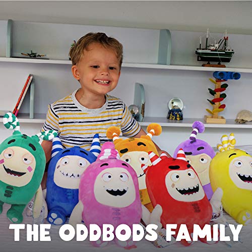 Zee Oddbods Juguete de Peluche Suave — para Niños y Niñas — Verde (30cm de Altura)