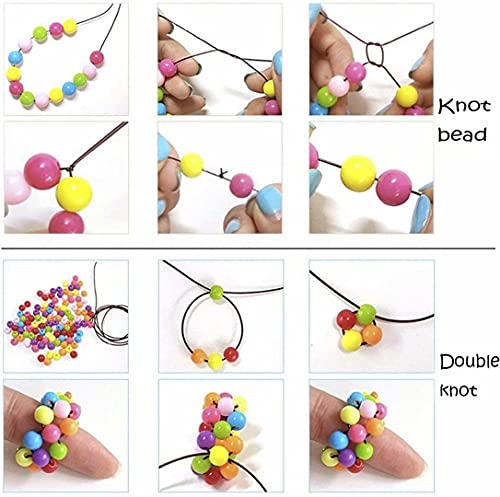 ZFYQ Niños Bricolaje Conjunto de Cuentas, Adecuado para Joyas Infantil Que Hace Pulseras y Collares, 24 Estilos de Cuentas + Cuentas con Letras