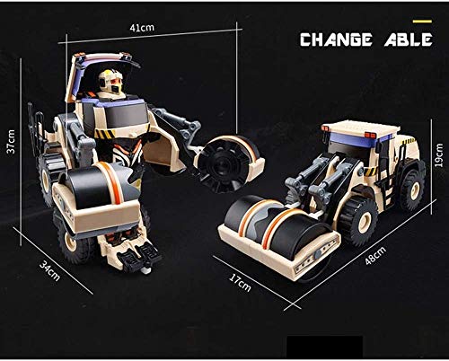 Zhangl Control Remoto King Kong Rodillo Grande Transformador Robot con la Carga de Control por Voz Boy Toy, 360 ° de rotación Drift Deformación Autobots (versión en Chino) Regalo