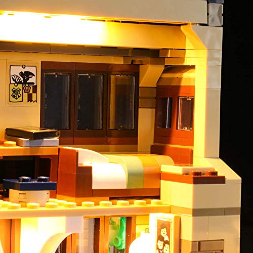 ZJLA Juego de iluminación LED para 4 Privet Drive, compatible con el modelo de bloques de construcción Lego 75968 - sin juego Lego