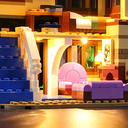 ZJLA Juego de iluminación LED para 4 Privet Drive, compatible con el modelo de bloques de construcción Lego 75968 - sin juego Lego