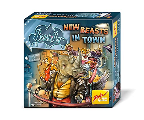 Zoch Beasty Bar New Beasts in Town-Juego Cartas XXL (a Partir de 8 años), Multicolor (601105056)