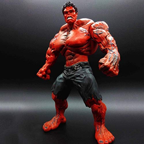 ZQD Figura Titan Action Hero 10 inchs Grande Hulk Rojo -Joint Movable-Marvel Avengers Juguetes- Adulto del niño de la colección del Regalo de cumpleaños