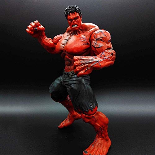 ZQD Figura Titan Action Hero 10 inchs Grande Hulk Rojo -Joint Movable-Marvel Avengers Juguetes- Adulto del niño de la colección del Regalo de cumpleaños