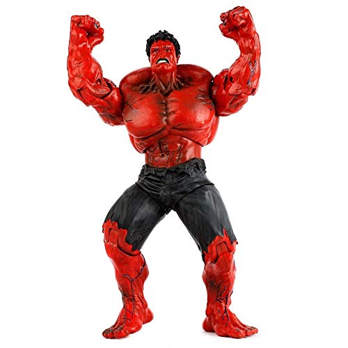 ZQD Figura Titan Action Hero 10 inchs Grande Hulk Rojo -Joint Movable-Marvel Avengers Juguetes- Adulto del niño de la colección del Regalo de cumpleaños