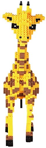 ZT Bloque de construcción, Bloque de construcción de jirafas 4800 + PCS Nano Mini Blocks DIY Juguetes, Puzzle 3D DIY Juguete educativo, Seguridad, Protección ambiental, Día de Acción de Gracias multic